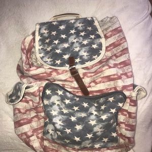 American Flag Backpack